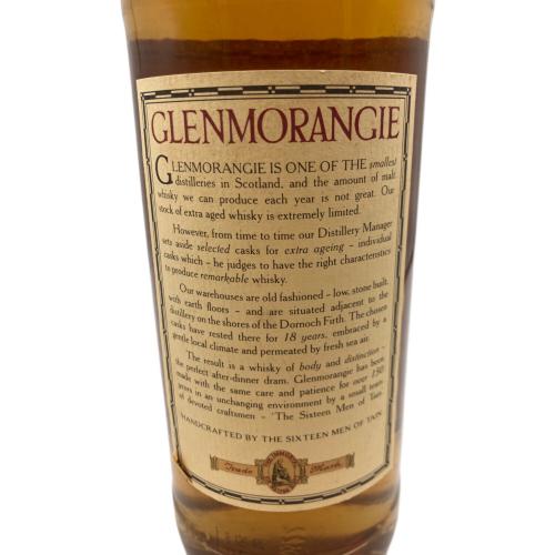 グレンモーレンジ (GLENMORANGIE) スコッチウィスキー 18年 沈殿・目減り有 750ml