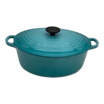 LE CREUSET (ルクルーゼ) ココットオーバル カリビアンブルー 27cm