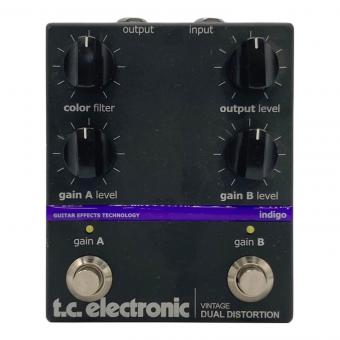 t.c.electronic (ＴＣエレクトロニック) ディストーション Vintage Dual Distortion 960520001 動作確認済み