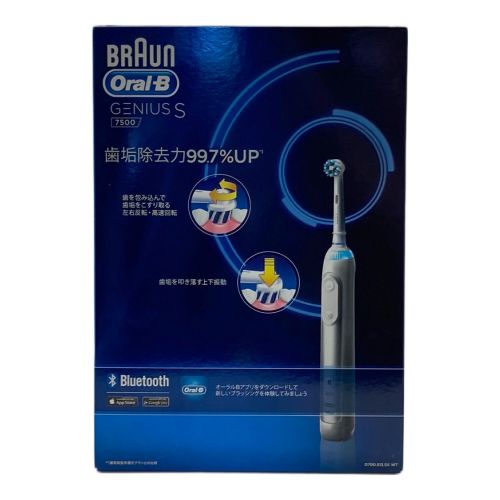 BRAUN(ブラウン) Oral-B GENIUS S 7500 ホワイト 電動歯ブラシ