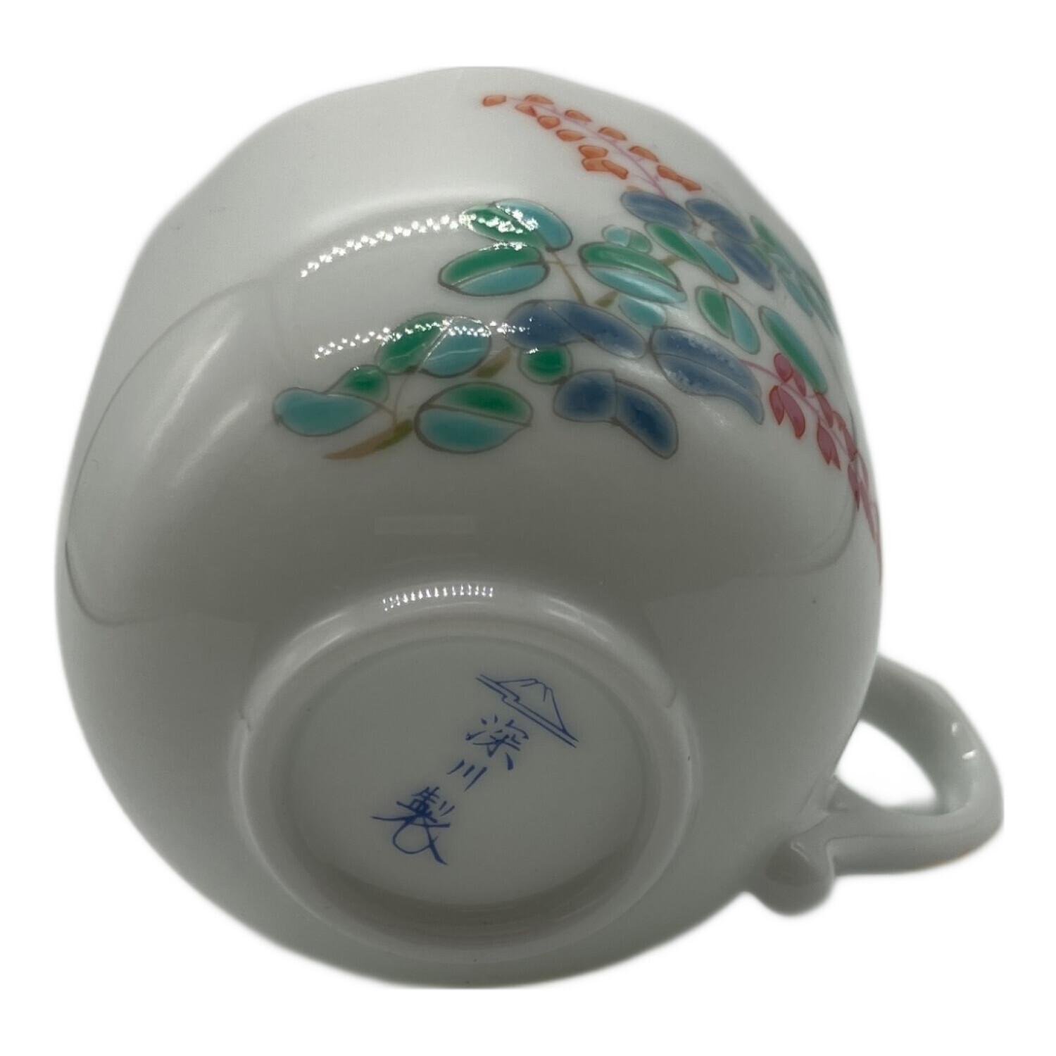 深川製磁　極美品　桃華　茶漬揃　5客 深川製磁 極美品 桃華 茶漬揃 5客 Yahoo!オークション -「(展示品 美