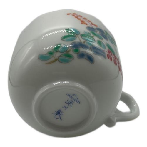 深川製磁 (フカガワセイジ) カップ&ソーサー 万葉萩