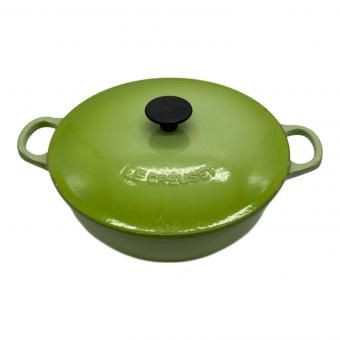 LE CREUSET (ルクルーゼ) 鍋 SIZE 22cm ライトグリーン マルミット22