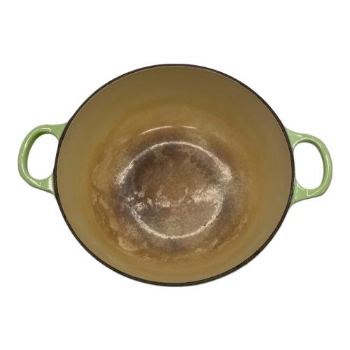 LE CREUSET (ルクルーゼ) 鍋 SIZE 22cm ライトグリーン マルミット22