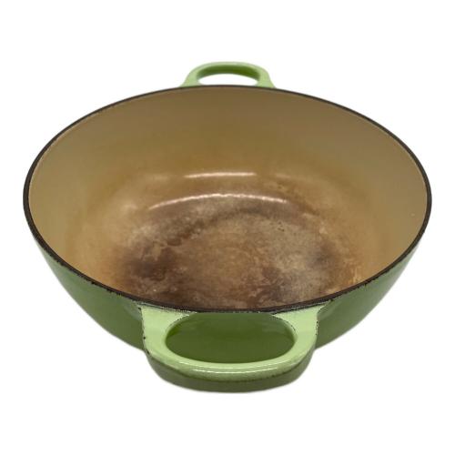 LE CREUSET (ルクルーゼ) 鍋 SIZE 22cm ライトグリーン マルミット22