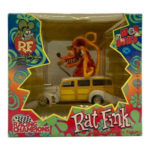 RACING CHAMPIONS(レーシングチャンピオン) RAT FINK DIE CAST WITH FIGURE