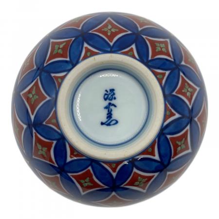 #源右衛門窯 染錦七宝紋　飯碗 ペアセットP-6 源右衛門窯 染錦七宝紋 飯碗 ペアセットP-6 - メルカリ