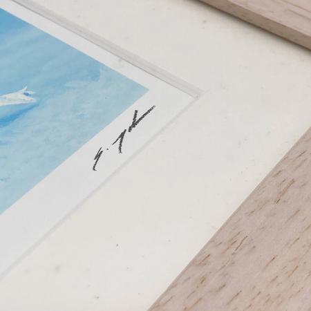 葉祥明 アートフレーム ジェイクとドルフィン 75/800｜トレファクONLINE