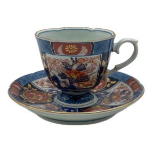 伊万里焼(イマリヤキ) 古伊万里金彩牡丹 カップ&ソーサー