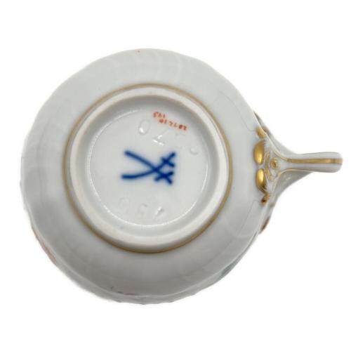 MEISSEN(マイセン) モカカップ&ソーサー フラワー