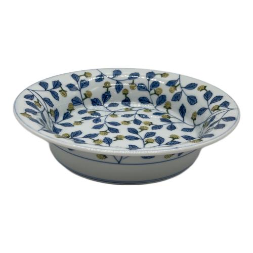 源右衛門窯 (ゲンエモンガマ) 盛鉢 染錦苺絵(黄)