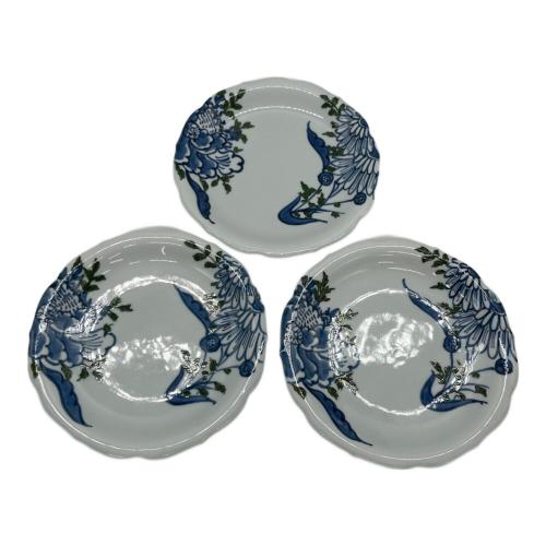 源右衛門窯 (ゲンエモンガマ) 小皿揃え 牡丹 3Pセット