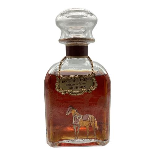 ロックヒルファーム シングルバレルバーボン 沈殿物有 目減り有 750ml