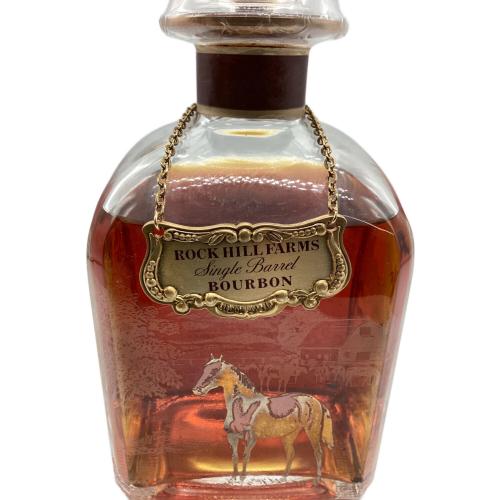 ロックヒルファーム シングルバレルバーボン 沈殿物有 目減り有 750ml