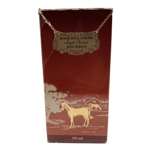 ロックヒルファーム シングルバレルバーボン 沈殿物有 目減り有 750ml