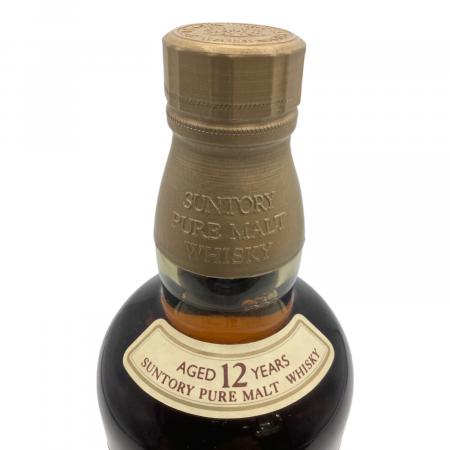 サントリー ピュアモルトウィスキー 向獅子 750ml 山崎 12年