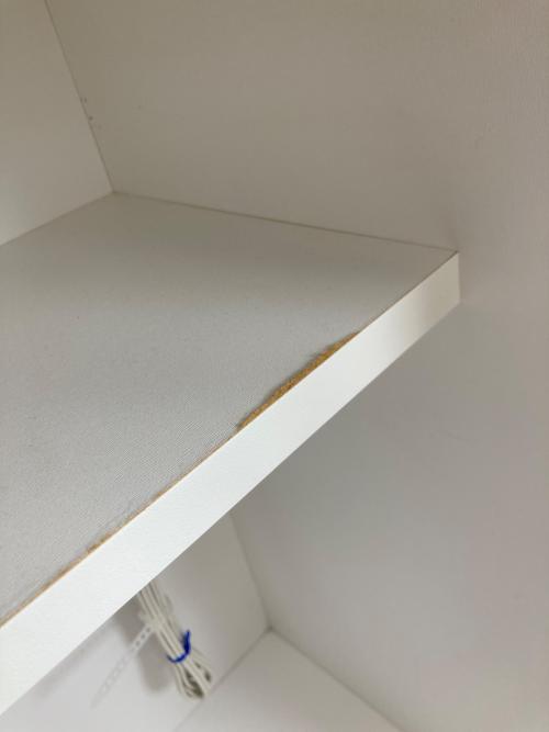 ニトリ レンジボード ホワイト 3枚扉 エトナ