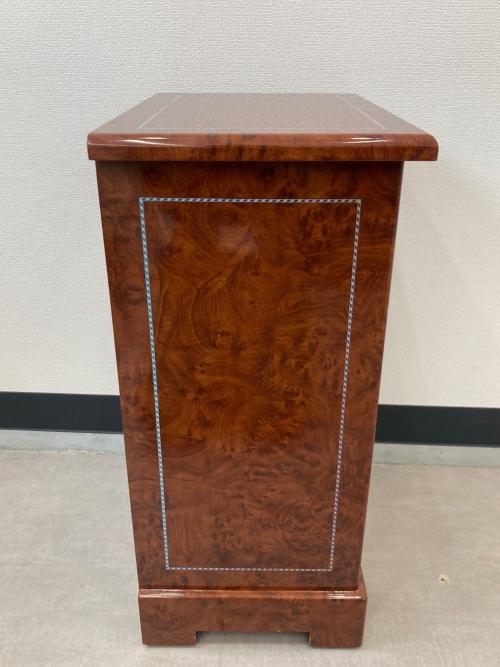 ４段サイドチェスト ブラウン