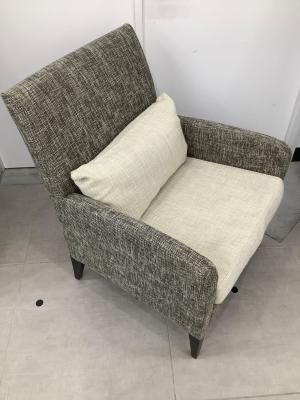 ROCKSTONE (ロックストーン) 1人掛けソファー グレー×ベージュ