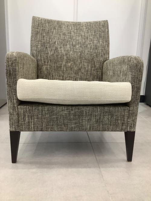 ROCKSTONE (ロックストーン) 1人掛けソファー グレー×ベージュ