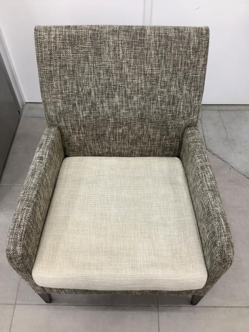 ROCKSTONE (ロックストーン) 1人掛けソファー グレー×ベージュ