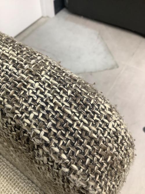 ROCKSTONE (ロックストーン) 1人掛けソファー グレー×ベージュ