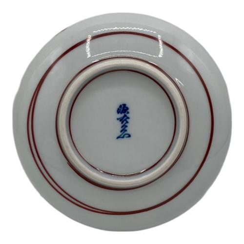 源右衛門窯(ゲンエモンガマ) 取皿揃え 赤絵牡丹見込 5Pセット