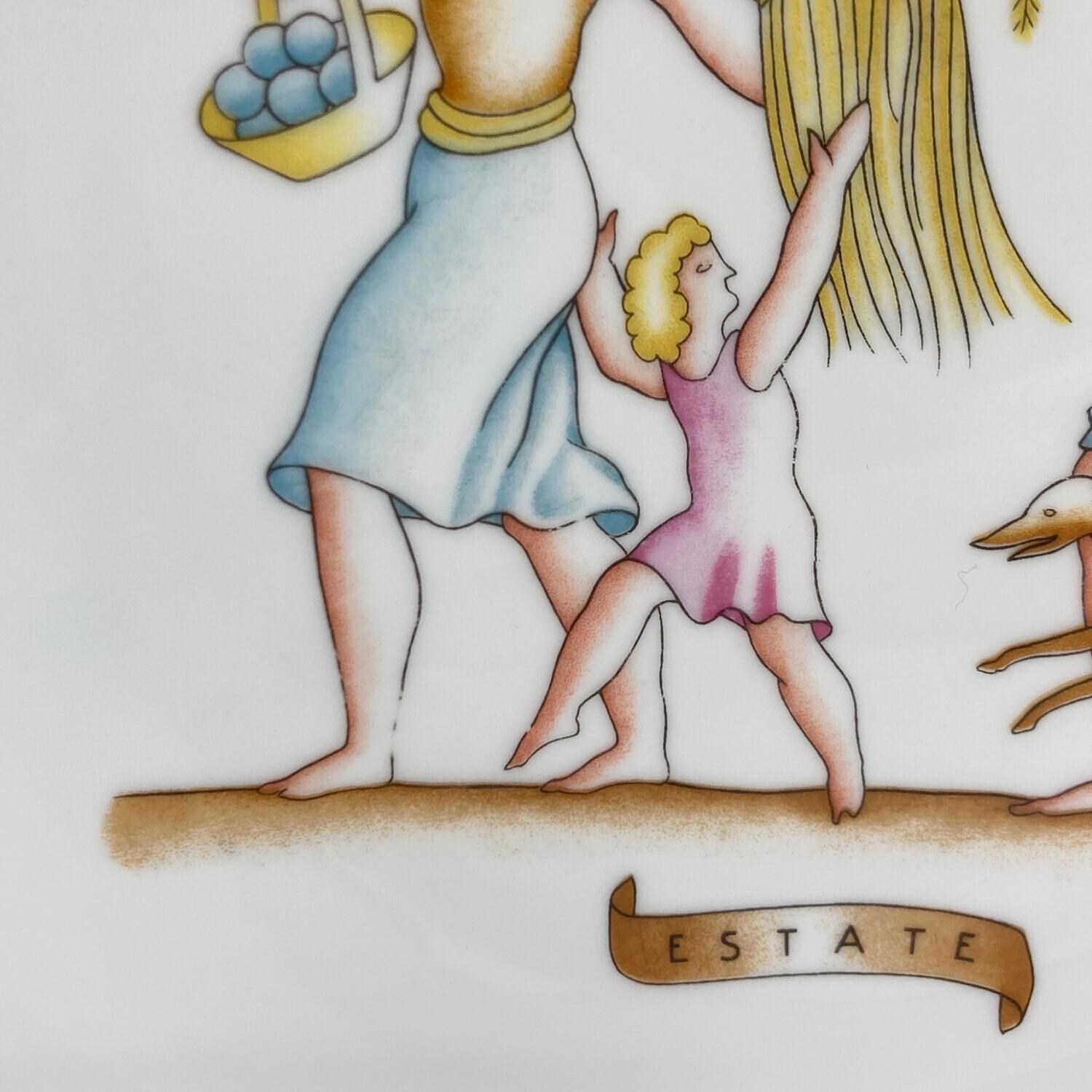 RICHARD GINORI(リチャードジノリ) プレート ESTATE(夏