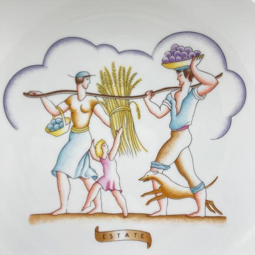 RICHARD GINORI(リチャードジノリ) プレート ESTATE(夏)