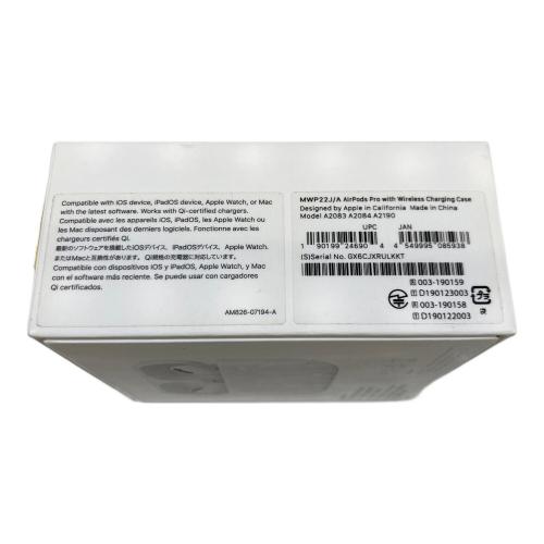 Apple (アップル) AirPods Pro(第1世代) A2190 MWP22J/A Lightning
