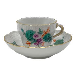 MEISSEN(マイセン) モカカップ&ソーサー フラワー