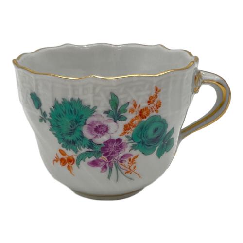 MEISSEN(マイセン) モカカップ&ソーサー フラワー