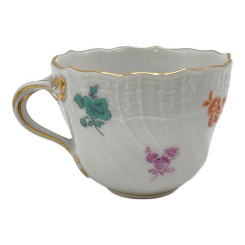 MEISSEN(マイセン) モカカップ&ソーサー フラワー