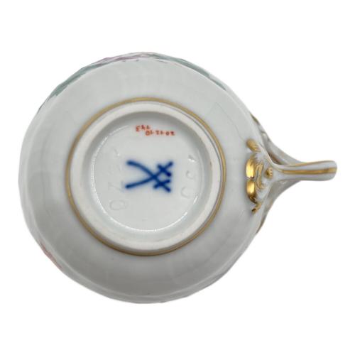 MEISSEN(マイセン) モカカップ&ソーサー フラワー