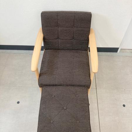 karimoku (カリモク) Kチェア オットマン付き 1シーター ピュアビーチ