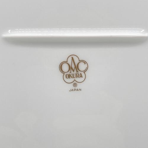 大倉陶園(オオクラトウエン) オーバルプレート 35cmプラター ブルーローズ(8011)