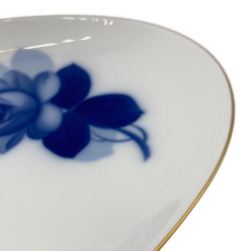 大倉陶園(オオクラトウエン) オーバルプレート 35cmプラター ブルーローズ(8011)