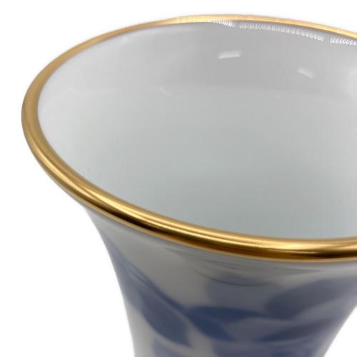 大倉陶園(オオクラトウエン) ブルーローズ 19cmエレガントベース