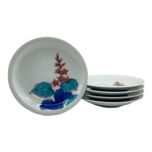 今右衛門(イマエモン) 錦水葵絵銘々皿 5Pセット