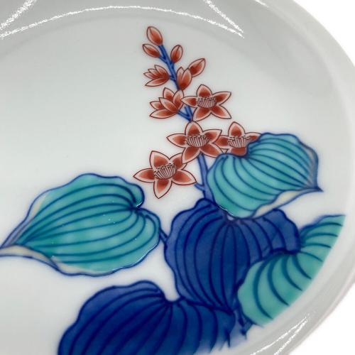 今右衛門(イマエモン) 錦水葵絵銘々皿 5Pセット