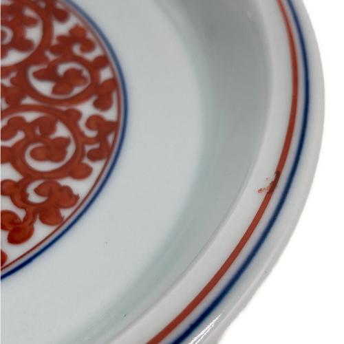 源右衛門窯(ゲンエモンガマ) 赤唐草 銘々皿 5Pセット