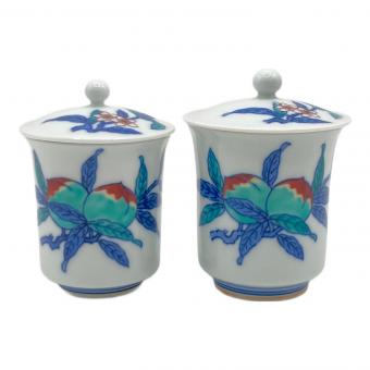 今右衛門(イマエモン) 組湯呑み 錦桃絵組湯呑 2Pセット