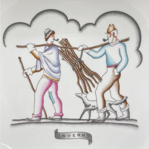 RICHARD GINORI(リチャードジノリ) プレート INVERNO(冬)