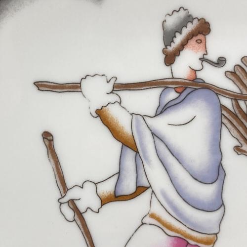 RICHARD GINORI(リチャードジノリ) プレート INVERNO(冬)