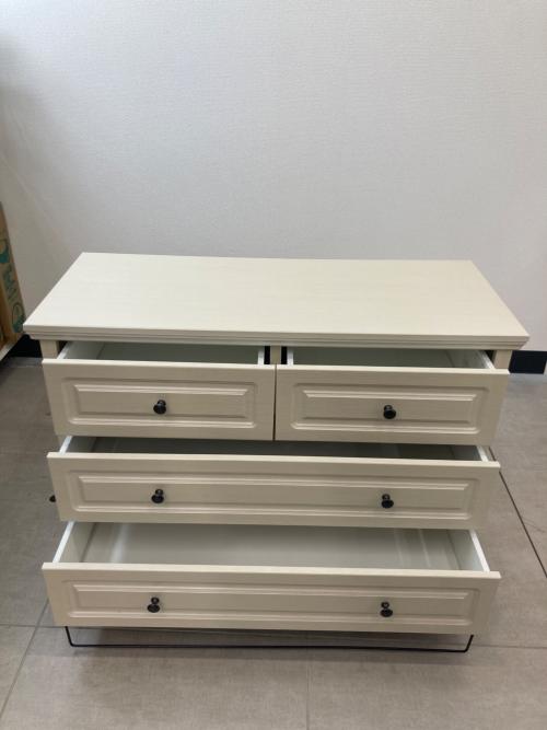 ニトリ 3段チェスト ホワイト Nキャセイ2 TB 6799