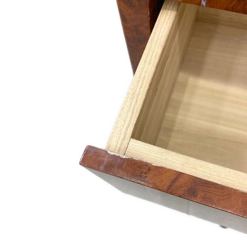 ４段サイドチェスト ブラウン