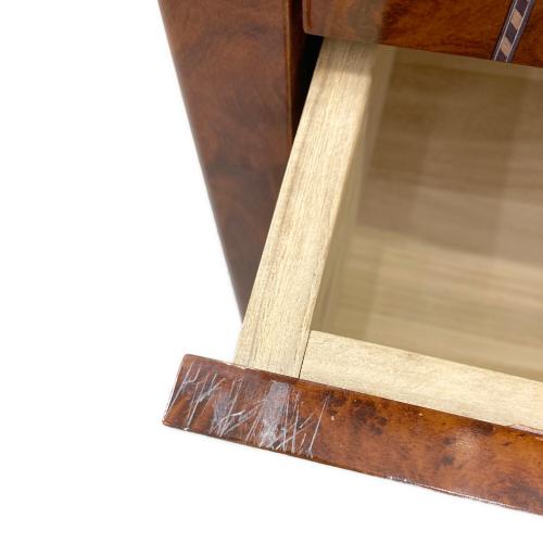 ４段サイドチェスト ブラウン