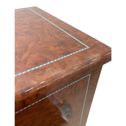 ４段サイドチェスト ブラウン