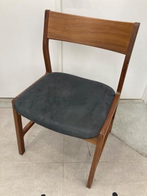 MORITA (モリタ) ダイニングチェア ブラウン×グレー 座面ヨゴレ アンコールチェア