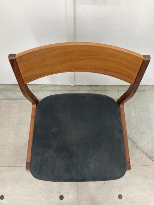 MORITA (モリタ) ダイニングチェア ブラウン×グレー 座面ヨゴレ アンコールチェア